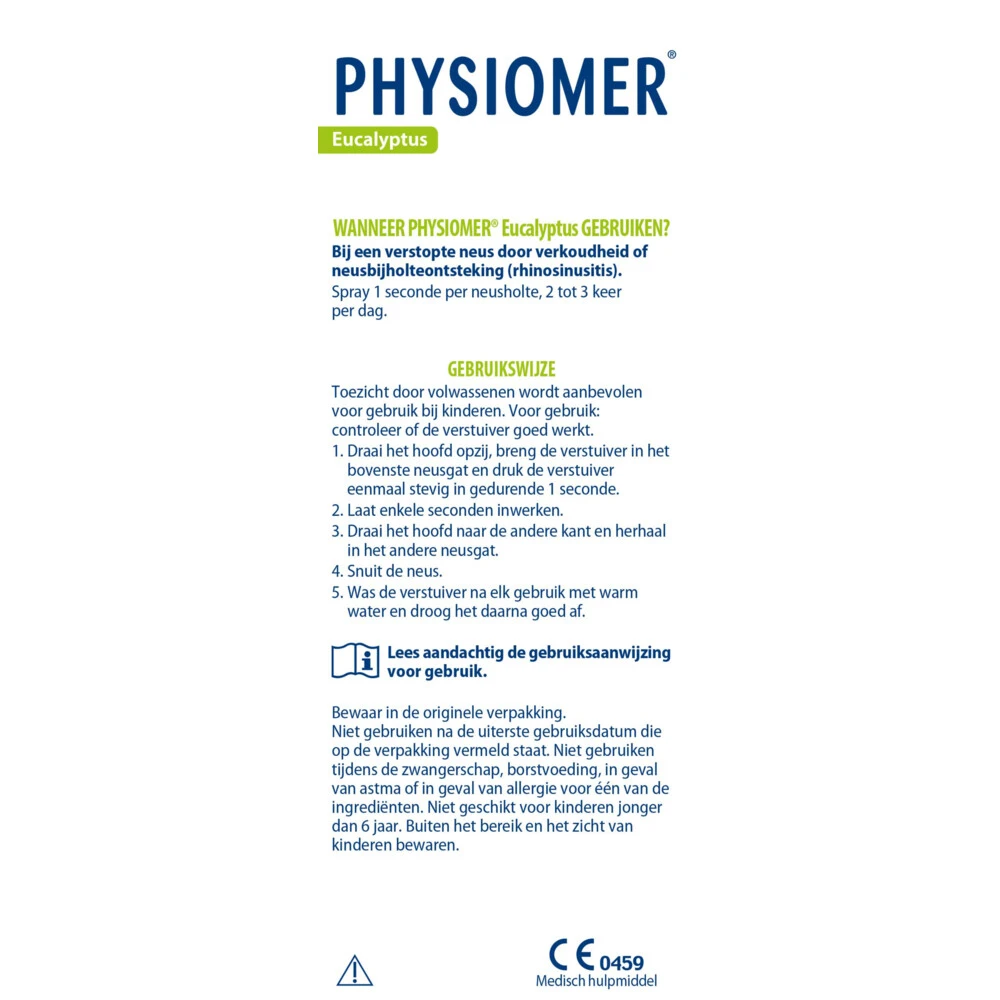 Physiomer Neusspoeling Eucalyptus 4 Physiomer Neusspoeling Eucalyptus - Afbeelding 2