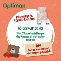 Optimax Kids Multivitaminen Aardbei -TENA || Metagenics || Now Winkel 1008181 3