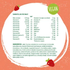 Optimax Kids Multivitaminen Aardbei -TENA || Metagenics || Now Winkel 1008181 4