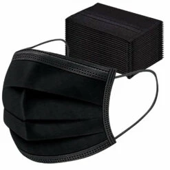 10x Fohwa Mondkapjes Zwart -TENA || Metagenics || Now Winkel 1011179 3