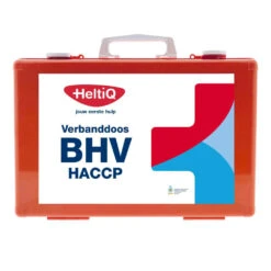 3x HeltiQ BHV Verbanddoos Modulair HACCP Oranje