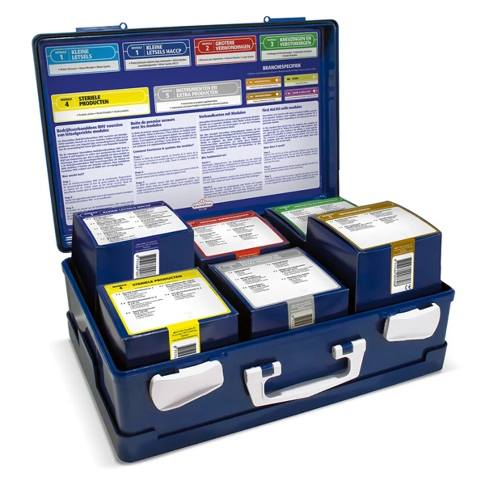 HeltiQ BHV Verbanddoos Modulair HACCP Oranje 5 HeltiQ BHV Verbanddoos Modulair HACCP Oranje - Afbeelding 3