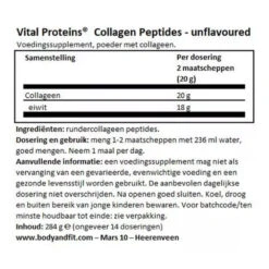 6x Vital Proteins Collageen Peptiden -TENA || Metagenics || Now Winkel 1016640 4