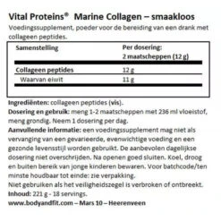 Vital Proteins Marine Collageen -TENA || Metagenics || Now Winkel 1016641 4