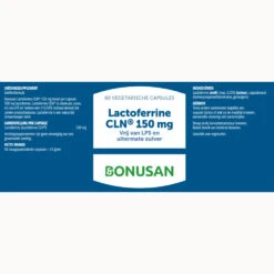 Bonusan Lactoferrine 150 Mg -TENA || Metagenics || Now Winkel 1016838 2