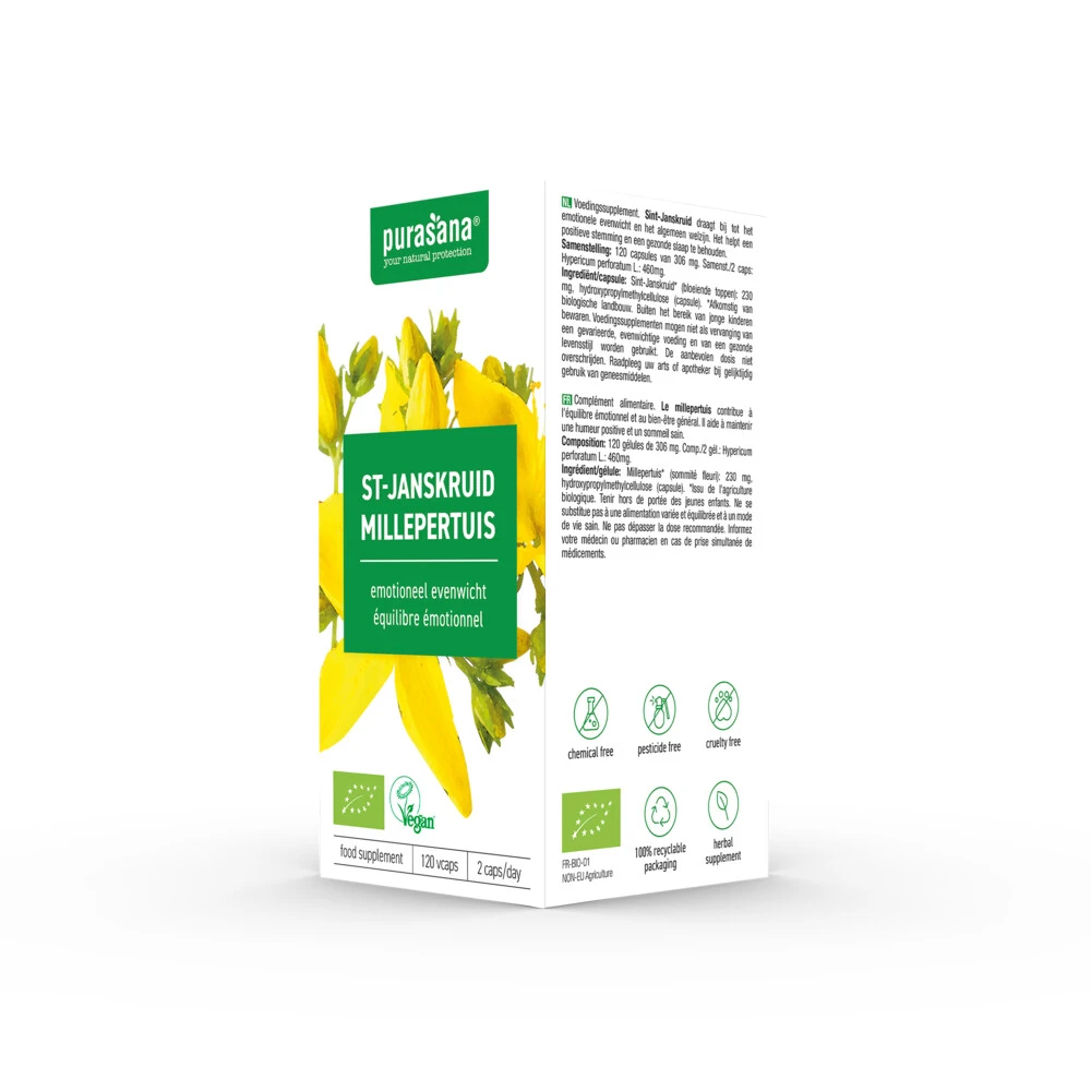 Purasana Sint-Janskruid Bio 6 Purasana Sint-Janskruid Bio - Afbeelding 4