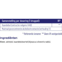 Vitakruid Kaardebol Tinctuur Bio -TENA || Metagenics || Now Winkel 1023614 4