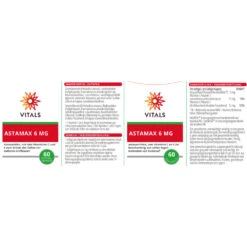 Vitals Astamax 6 Mg -TENA || Metagenics || Now Winkel 1023931 3
