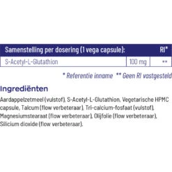 Vitakruid S-Acetyl-L-Glutathion -TENA || Metagenics || Now Winkel 1023951 4