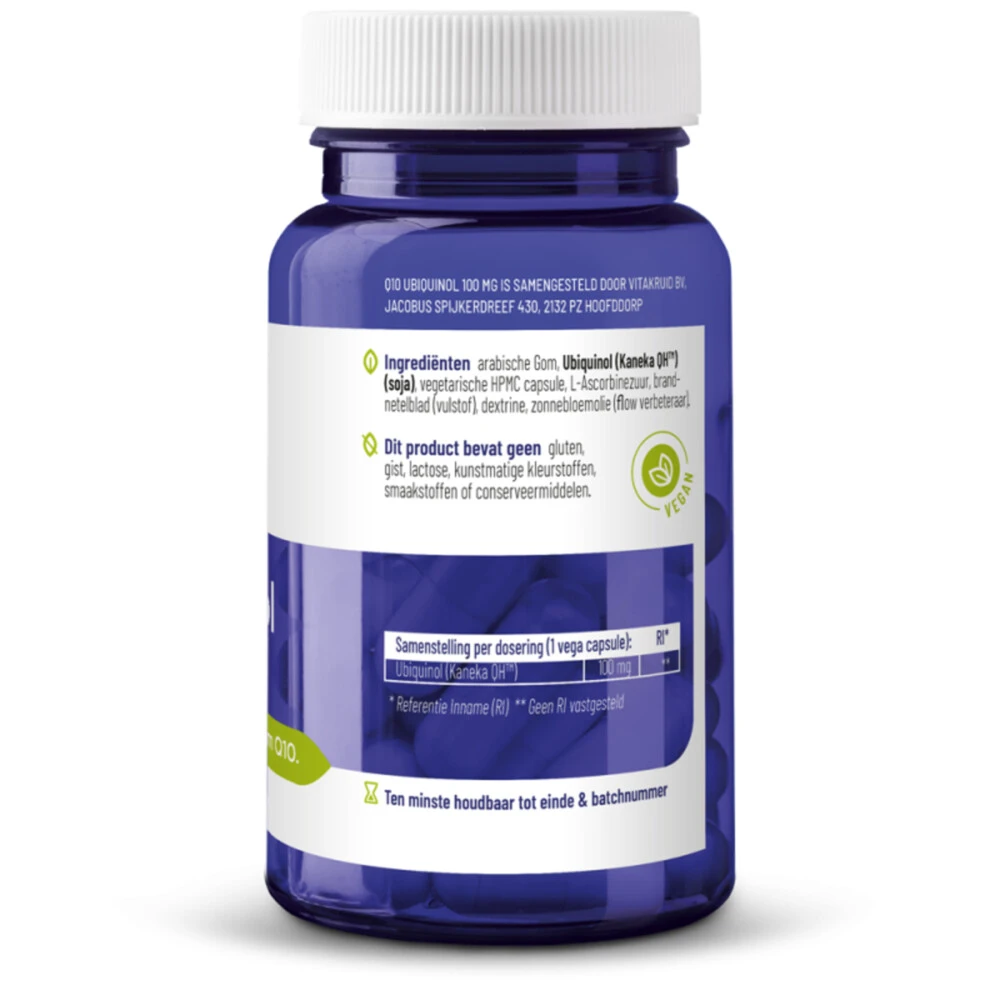 Vitakruid Q10 Ubiquinol 100 Mg 5 Vitakruid Q10 Ubiquinol 100 Mg - Afbeelding 3