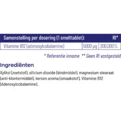 Vitakruid B12 Adenosyl 5000 Mcg -TENA || Metagenics || Now Winkel 1024017 4