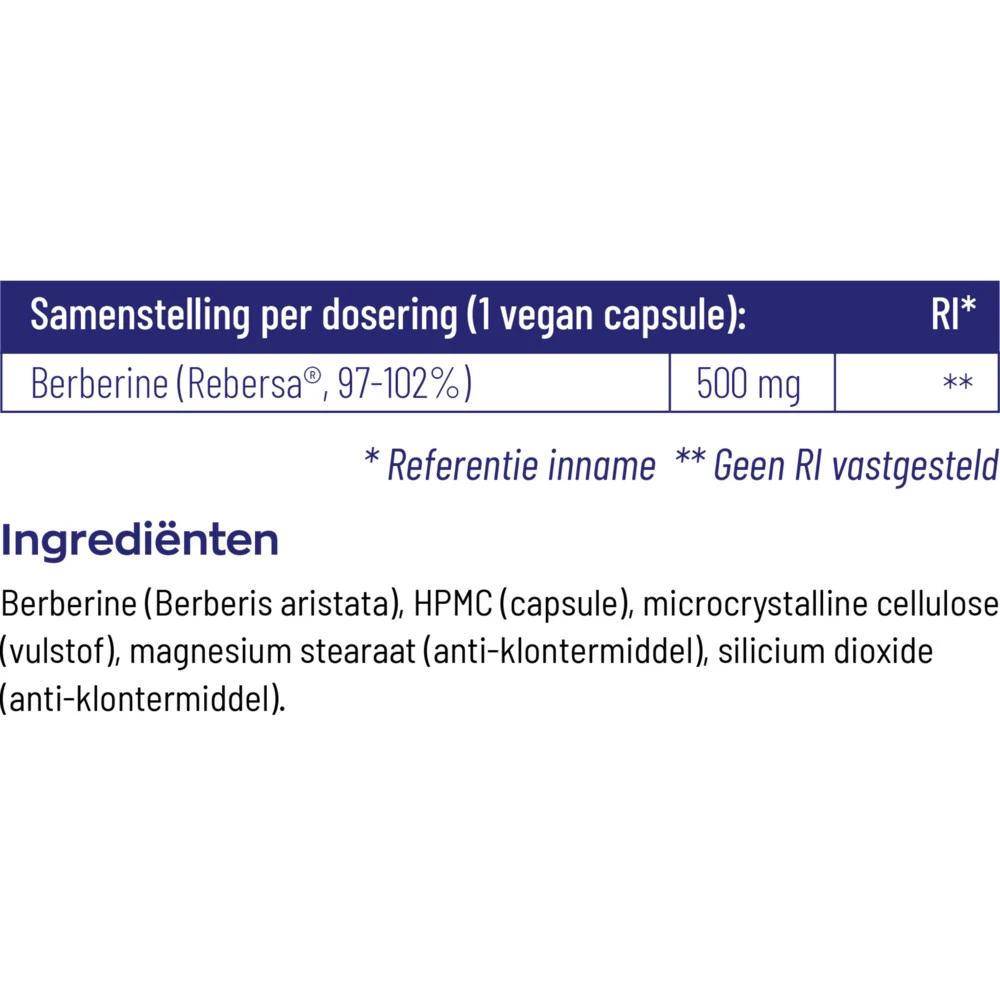Vitakruid Berberine 500 Rebersa 7 Vitakruid Berberine 500 Rebersa - Afbeelding 5