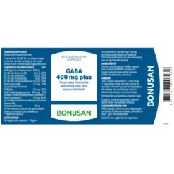 Bonusan Gaba 400 Mg Plus -TENA || Metagenics || Now Winkel 1031243 2