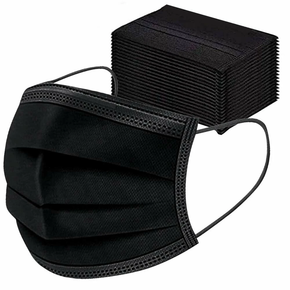 5x IIR Mondkapjes Type 2 - Zwart 5 5x IIR Mondkapjes Type 2 - Zwart - Afbeelding 3