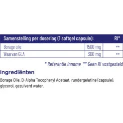 Vitakruid Borage Olie -TENA || Metagenics || Now Winkel 1035330 5