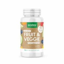 Purasana Multivitaminen Fruit & Veggie 8 Purasana Multivitaminen Fruit & Veggie -TENA || Metagenics || Now Winkel 1039036 3