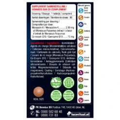 2x Lucovitaal Rode Gist Rijst & Q10 -TENA || Metagenics || Now Winkel 1040582 3