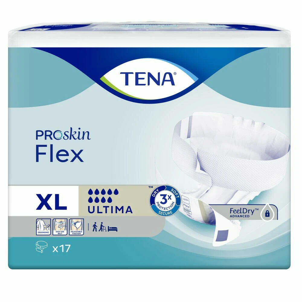 3x TENA Flex Proskin Ultima Extra Large 4 3x TENA Flex Proskin Ultima Extra Large - Afbeelding 2