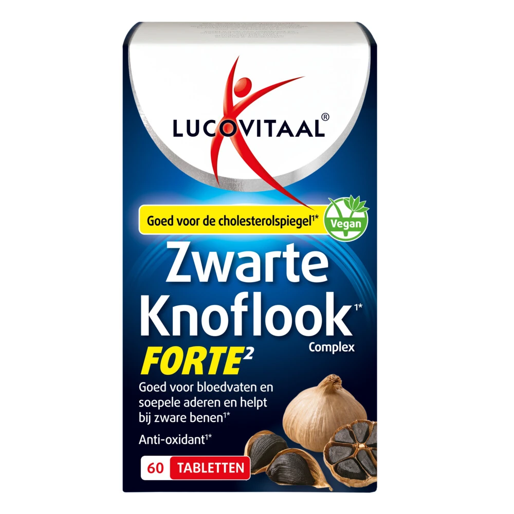 2x Lucovitaal Zwarte Knoflook Forte 3 2x Lucovitaal Zwarte Knoflook Forte