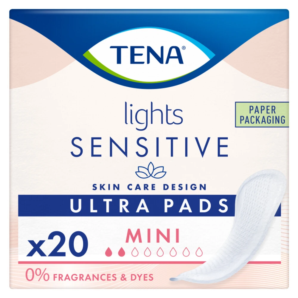 3x TENA Lights Sensitive Ultra Pads Mini 3 3x TENA Lights Sensitive Ultra Pads Mini