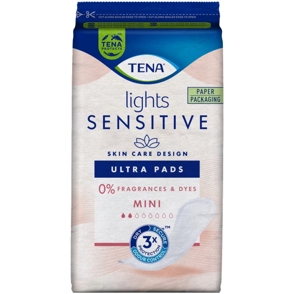 3x TENA Lights Sensitive Ultra Pads Mini 4 3x TENA Lights Sensitive Ultra Pads Mini - Afbeelding 2