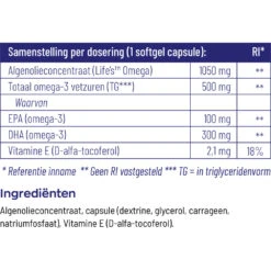 Vitakruid Omega 3 1000 TG Vegan -TENA || Metagenics || Now Winkel 1058227 4