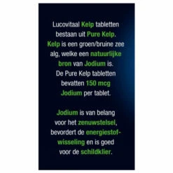 3x Lucovitaal Pure Kelp 11 3x Lucovitaal Pure Kelp -TENA || Metagenics || Now Winkel 1060954 4