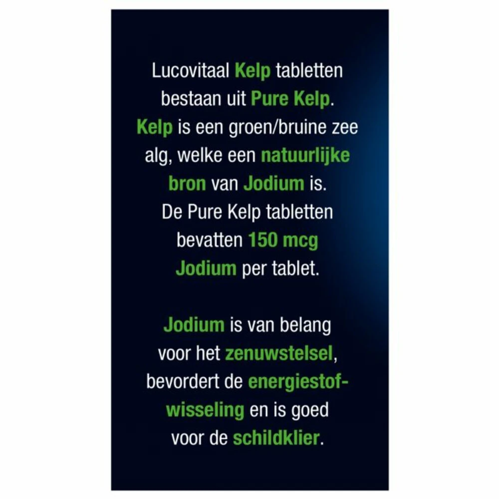 3x Lucovitaal Pure Kelp 6 3x Lucovitaal Pure Kelp - Afbeelding 4
