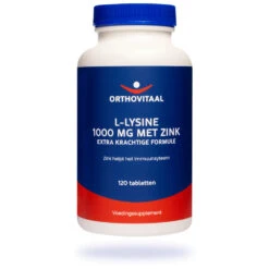 Orthovitaal L-Lysine 1000mg Met Zink