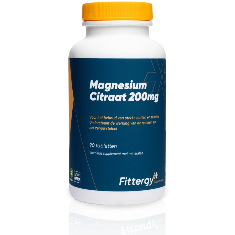 Fittergy Supplements Magnesiumcitraat 200mg 3 Fittergy Supplements Magnesiumcitraat 200mg