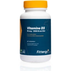 Fittergy Supplements Vitamine D3 75mcg Met Zink