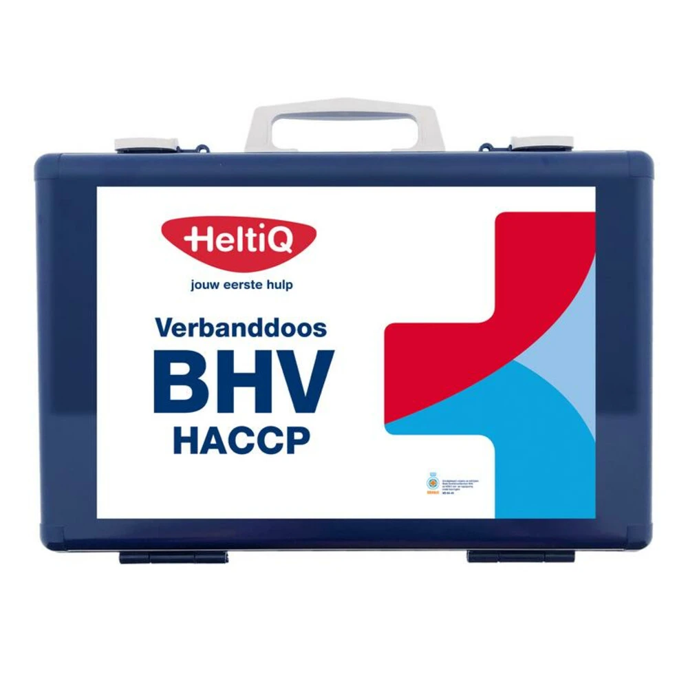 3x HeltiQ BHV Verbanddoos Modulair HACCP Blauw 3 3x HeltiQ BHV Verbanddoos Modulair HACCP Blauw