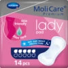 4x Molicare Premium Lady Pad 5 Druppels 1029ml Absorptie -TENA || Metagenics || Now Winkel 1073068