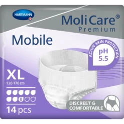 4x Molicare Premium Mobile 8 Druppels XL 2421 Ml Absorptie