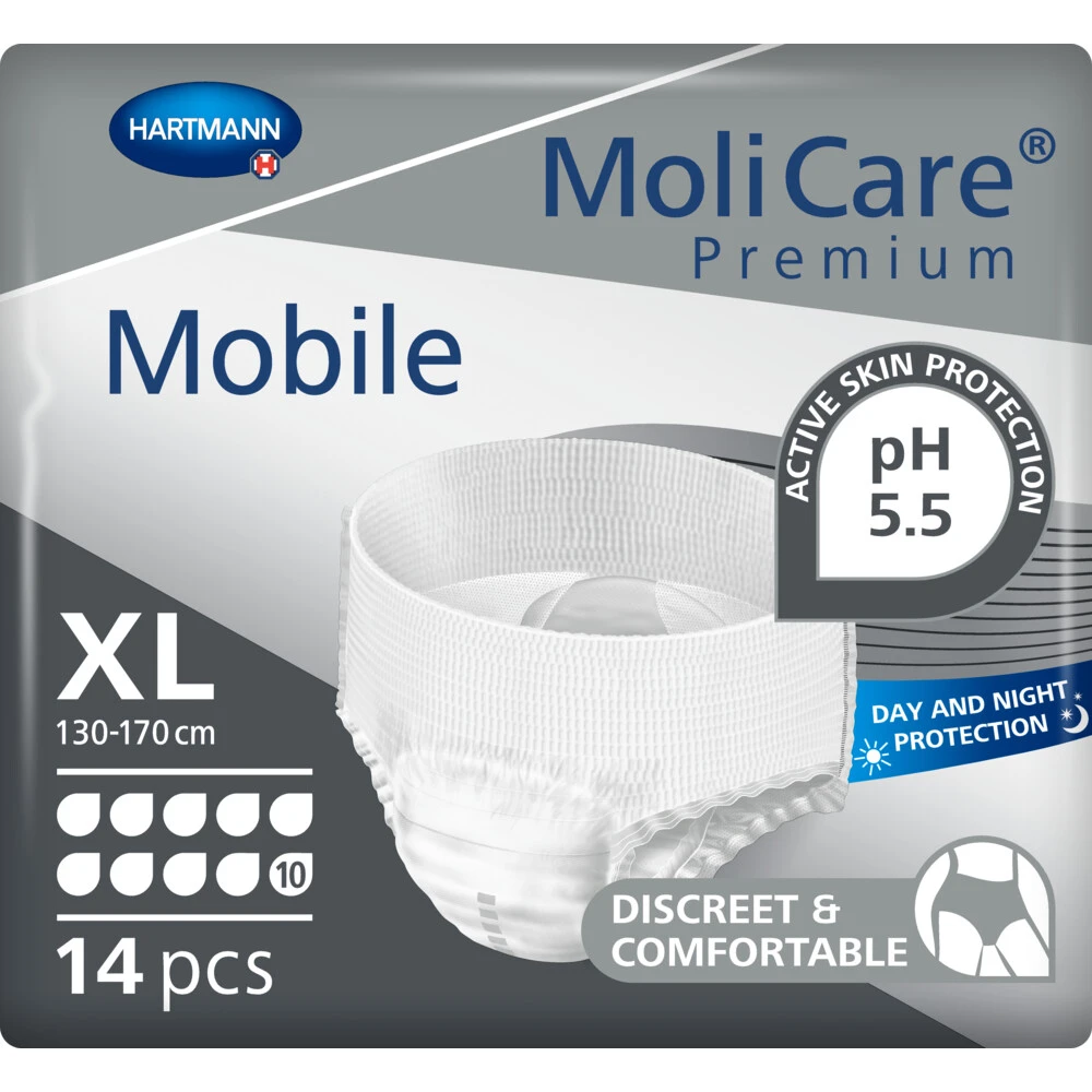 Molicare Premium Mobile 10 Druppels XL 2757 Ml Absorptie 3 Molicare Premium Mobile 10 Druppels XL 2757 Ml Absorptie