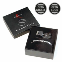 Lucovitaal Yinmagnetic Magneet Armband Zilver 10 Lucovitaal Yinmagnetic Magneet Armband Zilver -TENA || Metagenics || Now Winkel 1073907 3
