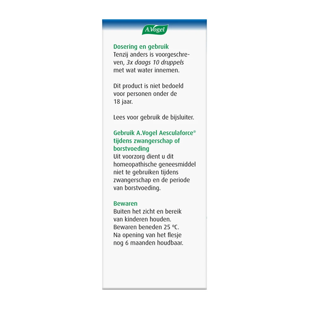 A.Vogel Aesculaforce Homeopatisch 5 A.Vogel Aesculaforce Homeopatisch - Afbeelding 3