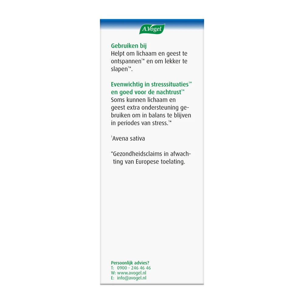 A.Vogel Avena Sativa Complex (Nacht)rust Druppels 6 A.Vogel Avena Sativa Complex (Nacht)rust Druppels - Afbeelding 4