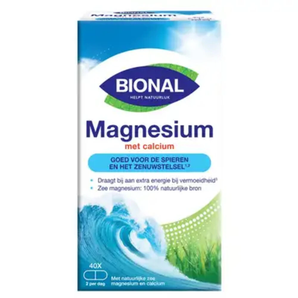 2x Bional Natuurlijk Zee Magnesium Met Calcium 3 2x Bional Natuurlijk Zee Magnesium Met Calcium