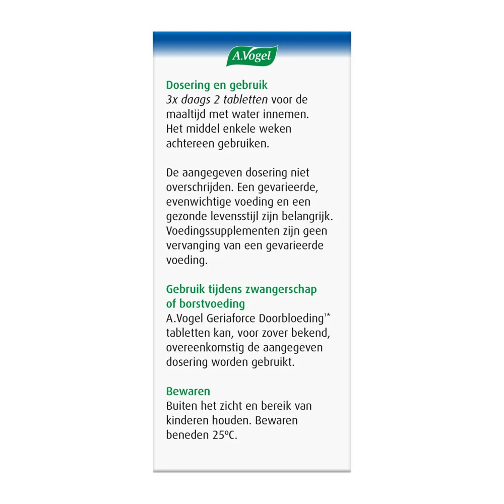 A.Vogel Geriaforce Doorbloeding 5 A.Vogel Geriaforce Doorbloeding - Afbeelding 3