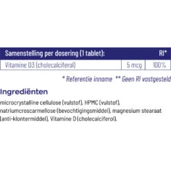 Vitakruid Vitamine D3 - 5 Mcg -TENA || Metagenics || Now Winkel 727782 4