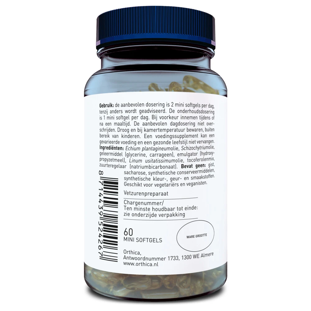 Orthica Omega 3 Vegan 5 Orthica Omega 3 Vegan - Afbeelding 3