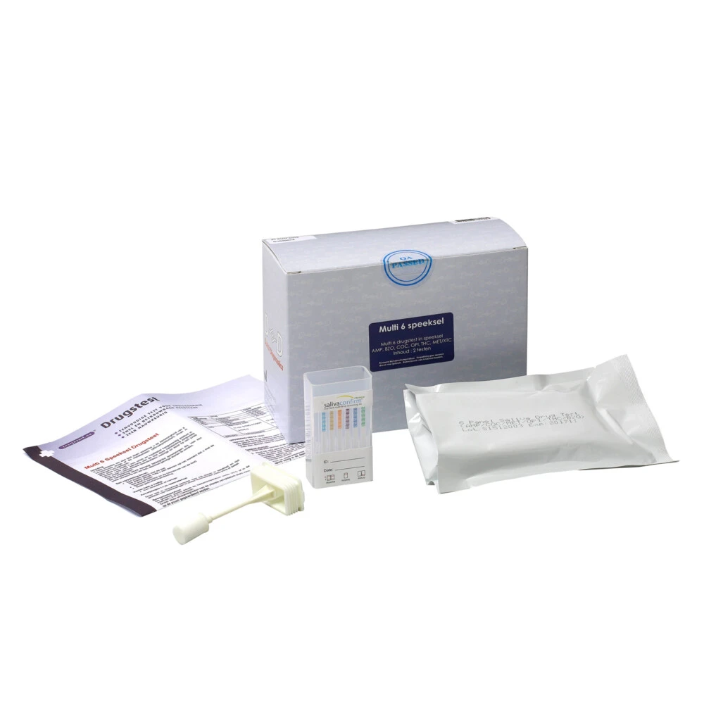 Testjezelf.nu Multi Speeksel 6 Drugtest Kit 3 Testjezelf.nu Multi Speeksel 6 Drugtest Kit