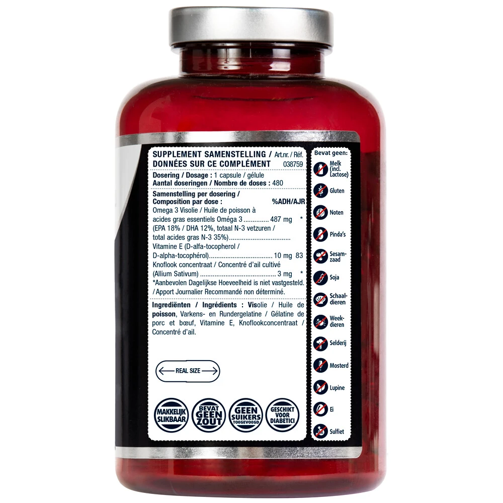 Lucovitaal Visolie & Knoflook 4 Lucovitaal Visolie & Knoflook - Afbeelding 2