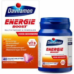 2x Davitamon Energie Boost Forte Bosvruchten -TENA || Metagenics || Now Winkel 981983 3