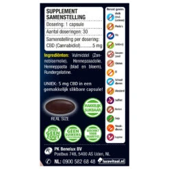 Lucovitaal CBD Cannabidiol 5 Mg -TENA || Metagenics || Now Winkel 984246 3