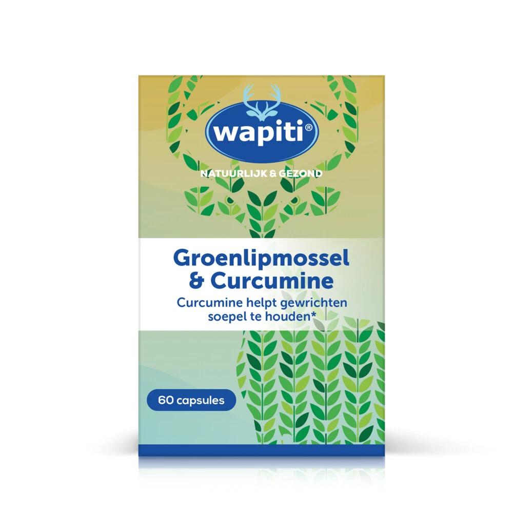Wapiti Groenlipmossel Curcum 3 Wapiti Groenlipmossel Curcum