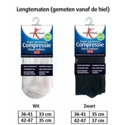 Lucovitaal Compressie Steun Sokken Zwart Maat 36-41 -TENA || Metagenics || Now Winkel 997685 4